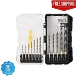 Dewalt Black And Gold Impact Ready Metal Twist Drill Bit Set (12-PIECE). Fixed Price $20.39.