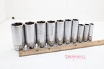 Mac Tools Xd Series 3/8"-15/16" Drive 10 Piece Point Deep Socket Set Usa. Fixed Price $110.99.