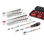 Tekton SKT03301 1/4" Drive 6-POINT Socket/ratchet Set, 57-PIECE. Fixed Price $140.00.