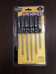 Family Maid Screwdrivers 6 Piece Set - 3 Flathead, Phillips. Fixed Price $9.99.