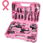 Workpro 52-PIECES Pink Tools Set Basic Household Kit W/storage Toolbox. Fixed Price $51.99.