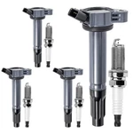 Motorevo UF487 Ignition Coil Pack And Spark Plugs Set Of Compatible With To.... Fixed Price $99.42.