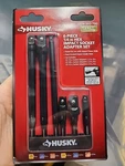 Husky 1/4 In. Impact Driver Socket Adapter Set (6-PIECE). Fixed Price $15.00.