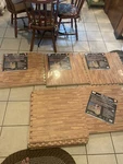 Iit Wood Grain Floor Mat, X 24", Piece Set, Covers 16 Sq. Ft. Sets (24). Fixed Price $299.99.