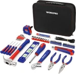 Workpro Home Tool 100PIECE Kitchen Drawer Household Hand Set With Pouch. Fixed Price $35.99.