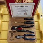 Craftsman 70TH Anniversary Limited Edition Hand Tool Set, Box, Screwdriver. Fixed Price $109.99.