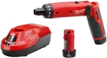 Cordless Hex Screwdriver 1/4 In. Milwaukee M4 4-VOLT Lithium-ion 2-BATTERY Kit. Fixed Price $147.06.