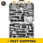 Dekopro 218-PIECE Household Hand Tool Kit, Portable Storage Case. Fixed Price $123.99.