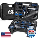 Prostormer 200-PIECE Hand Tool Set General Home Auto Repair Kit. Fixed Price $86.58.