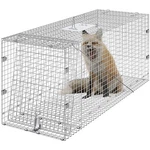 Vevor Live Animal Cage Trap 42" X 16" 18" Humane Cats Squirrels Mouse. Fixed Price $75.99.