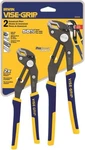 Irwin Tools Vise-grip Groovelock Pliers Set, 2-PACK (8", 10"), Blue/yellow. Fixed Price $41.38.