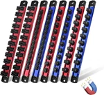 Workpro 8-PIECE Magnetic Socket Organizer And Screwdriver Set. Fixed Price $76.99.