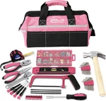 201 Piece Home Set, Pink Includes Hacksaw, Picture Hanging. Fixed Price $49.99.