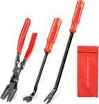 Gooacc 3 Pcs Clip Pliers Set & Fastener Remover - Auto Upholstery Combo Repair. Fixed Price $23.99.