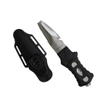 Scuba Diving Compact Black Stainless Steel Blunt Tip Bcd Knife. Fixed Price $19.99.