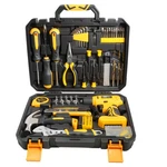 Anxtech 154PCS Kit Cordless Drill Toolbox Household Hand Set Portable. Fixed Price $59.99.