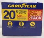 Goodyear 20" Heavy Duty Bike Tubes Schrader 1.75"-2.125" Wide / Pack Levers. Fixed Price $14.99.