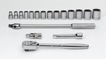 1/2"DRIVE 3/8"-1-1/4"6-POINT Sockets&drive Tools Set Williams Usa WSS-18HF. Fixed Price $284.52.