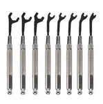 Moody Tool 58-0161 Open End Wrench Set, 30 Deg, 2.5-7MM, Pc. Fixed Price $49.90.