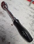 Snap On Tools Usa 3/8 Drive Black Hard Handle Chrome Ratchet F836. Fixed Price $99.99.