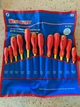 Westward Insulated Screwdriver Set! 12 Piece Electrical Hand Tool Kit 1000 Vac. Fixed Price $144.73.