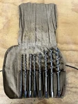 Vintage 8 Piece Irwin Mainbor Drill Set For Brace & Tool Storage Roll!. Fixed Price $65.00.