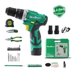 Home Diy Power Kit 12V Cordless Drill Set Batteries Sockets Hand Tools. Fixed Price $56.91.