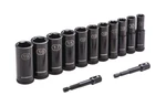 12 Piece Set Chrome Vanadium Steel 3/8" Drive Sae 6 Point Deep Impact Socket. Fixed Price $69.99.