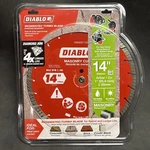 Diablo DMADST1400 14" Diamond Segmented Turbo Cut-off Discs For Masonry. Fixed Price $99.95.