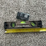 10 In. Magnetic Torpedo Level, Tourniquet Bungee System, 33% Larger Block Vial. Fixed Price $17.24.