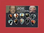 Joe Cocker Matted Picture Guitar Pick Set Limited 500 Woodstock Help Friends. Fixed Price $25.50.