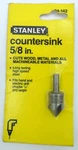 Vtg 1984 Stanley Countersink 5/8 In. #04-142 Long Lasting High Spd Steel Usa Nos. Fixed Price $24.99.