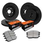 R1 Concepts Drilled & Slotted Brake Kit W Super Duty Pads. Fixed Price $663.06.