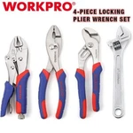 Workpro Locking Pliers Set 4PCS Slip-joint Groove Adjustable Wrench. Fixed Price $25.99.