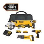 Dewalt DCK551D1M1 20V Cordless Tool Combo Kit New Sealed. Fixed Price $498.97.