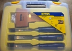Irwin Chisel Set For Woodworking With Mallet, 4-PIECE (1788114). Free Shipping. Fixed Price $63.86.