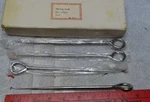 * Lot Of 4 - Stainless Steel Dental Curved Picks Hooks Crafts Fine Detailing. Fixed Price $9.88.