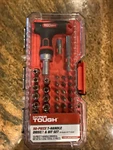 Hyper Tough 50-PIECE Ratcheting T-handle Driver & Bit Set W/ Case Holder Sockets. Fixed Price $12.95.