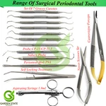 Periodontal Scaling Curettes Set Furcation Probe Oral Surgery Instruments. Fixed Price $7.49.