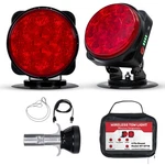 Wireless Pivot Tow Lights - Magnetic Mount, Rechargeable, 4 Pin Round. Fixed Price $133.49.