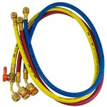 Uniweld EZ5HS Manifold Hoses 60 In Red And Blue With Turn, Yellow Ball V. Fixed Price $89.90.