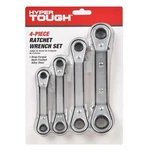 Hyper Tough Heavy-duty 4-PIECE Ratchet Wrench Set. Fixed Price $16.07.