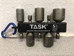 Task Tools T67395 1/4" Steel Drill Bit Hex Piece With Magnetic Nut Setter. Fixed Price $17.79.