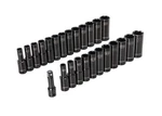 25 Piece Set Black Phosphate Vanadium Steel 1/2" Drive Sae Metric Impact Socket. Fixed Price $162.99.