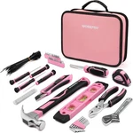 Workpro Pink Tool Set - 100 Pieces Kit With Easy Pouch,. Fixed Price $53.84.
