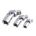 Hyper Tough Piece 1/4,3/8,AND 1/2 Inch Universal Joint Socket Set Crv 8UC0004A. Fixed Price $11.16.