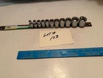 New Craftsman 3/8" Drive 11 Pc Sae 12 Point Std Socket Set + Rail. Fixed Price $26.00.
