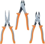 Klein Tools 9420R 1000V Insulated Plier Set With Long-nose, 3-PIECE, Orange. Fixed Price $143.99.