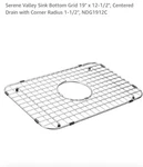 Stainless Steel Sink Bottom Grid NDG1912C, Serene Valley. Fixed Price $29.99.