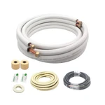 16FT Length Mini Split Line SET,1/4" 5/8" Od Copper Pipes Tubing And 3/8 Whit.... Fixed Price $193.74.